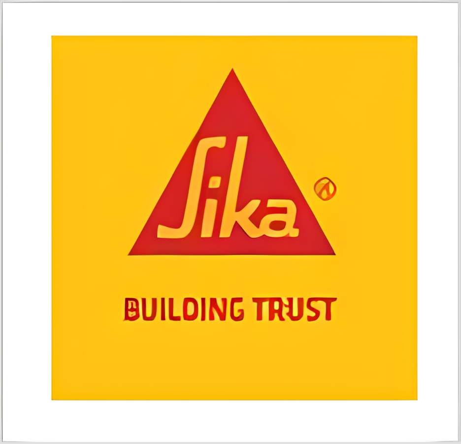Sika brand emblem yellow background